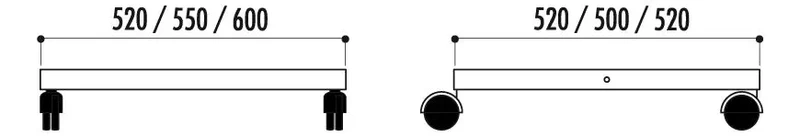 Chariot de chaises sur roulettes