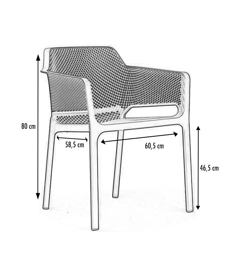 Fauteuil polypro Net