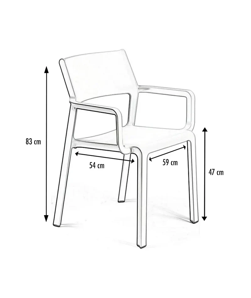 Fauteuil polypro Trill