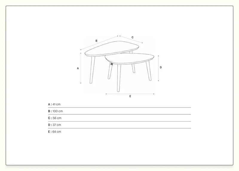 Table basse en bois - TIZU x Kipli