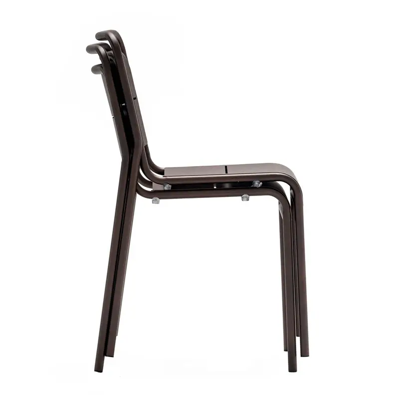 Chaise en acier empilable Alma "Classic Collection"