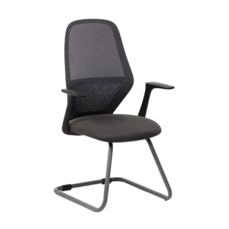 Fauteuil visiteur en maille et tissu time (lot de 2)