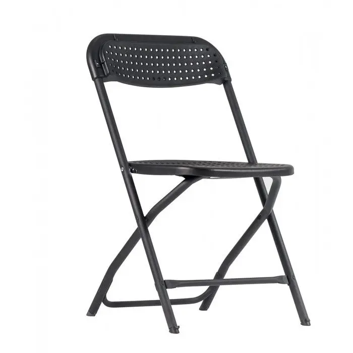 Chaise polypro pliante perforée Bigalex "Classic Collection"