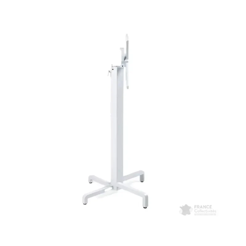 Pied central basculant en alu pour mange-debout Ibisco