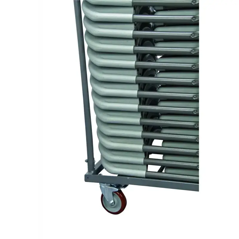 Pack chaises pliantes Norman + chariot "Classic Collection", 27 ou 54 chaises
