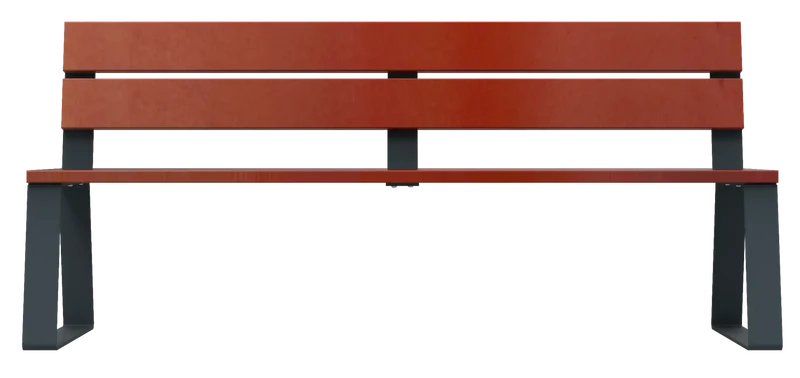Banc en bois à fixer Ballade