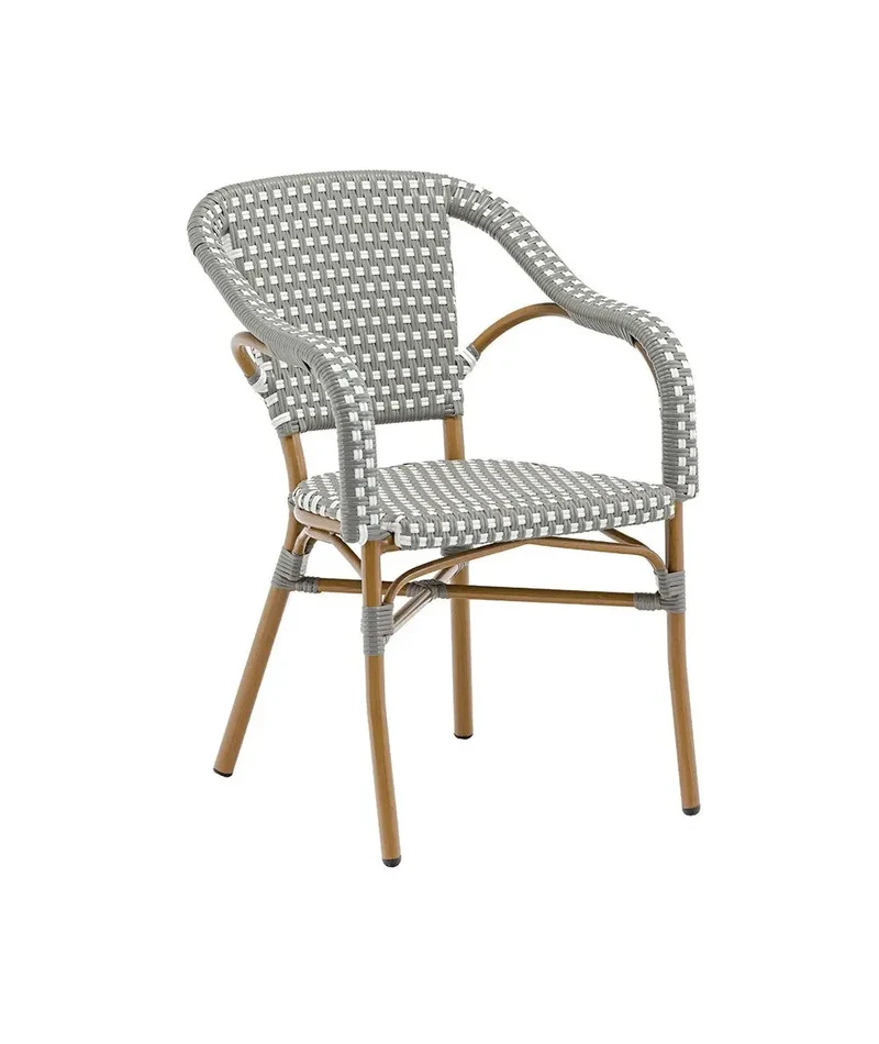 Fauteuil alu tressé Monza