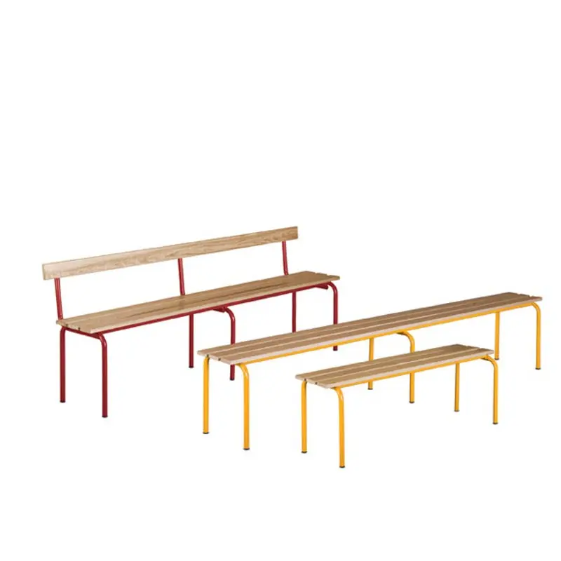 Banc acier bois cyrano 120 cm