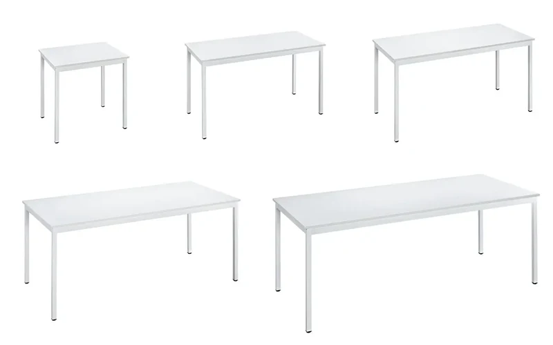 Table universelle rectangle mélaminée