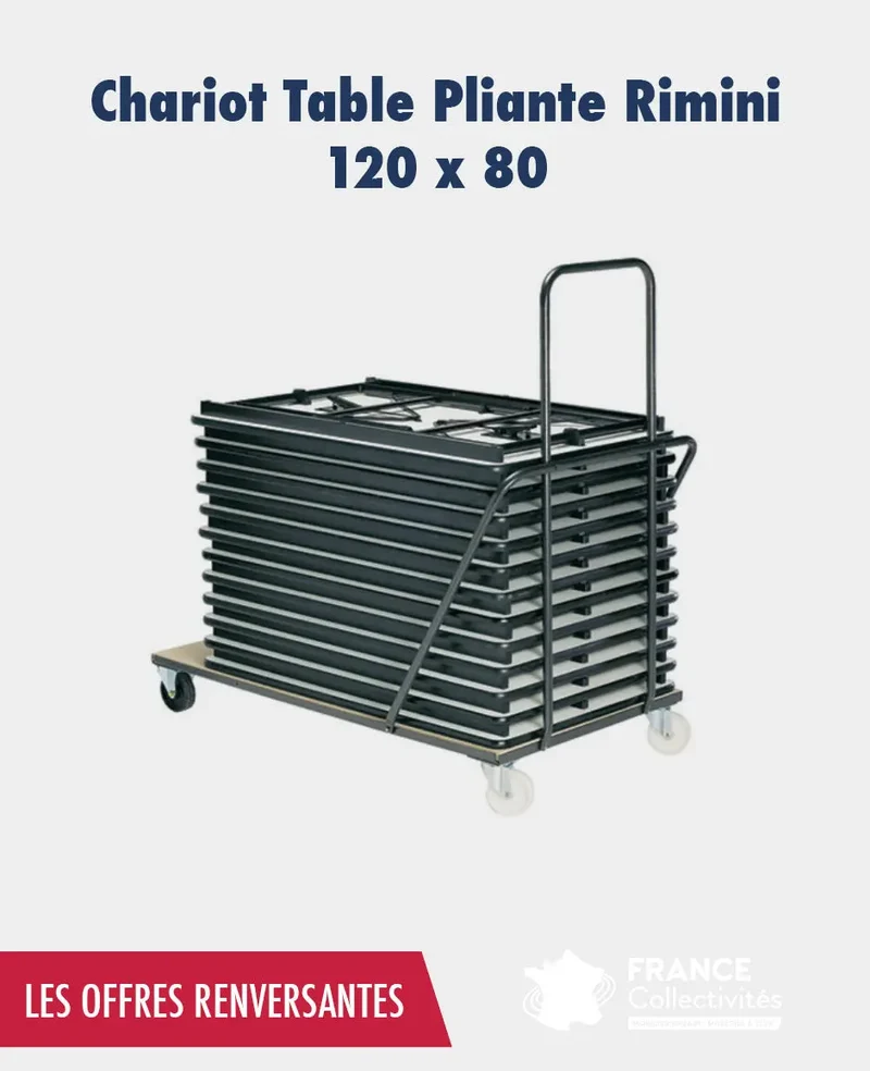 Promo tables Rimini 120 x 80 cm