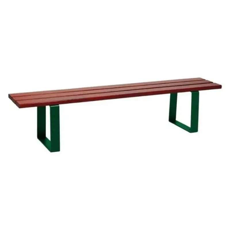 Banquette Riga acier et bois