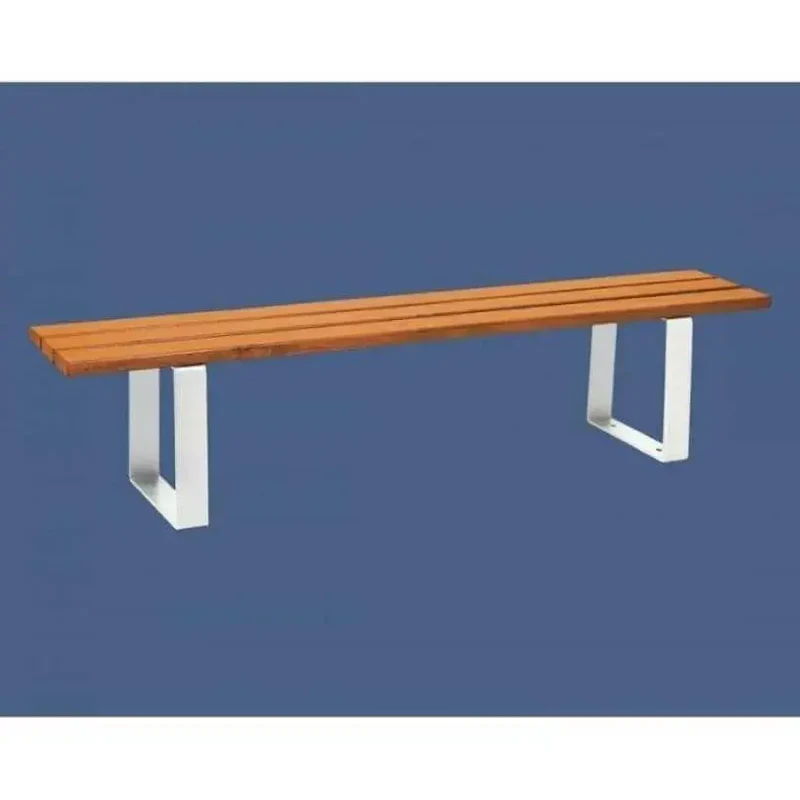 Banquette Riga acier et bois