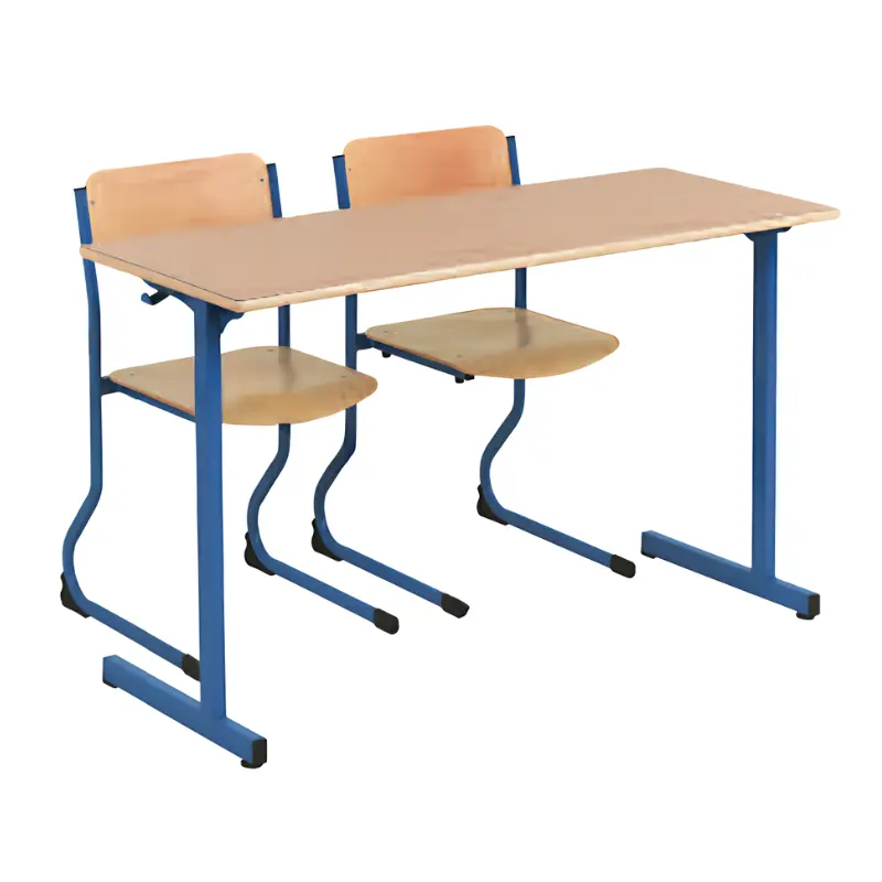 Table scolaire élémentaire 1 ou 2 places BELI