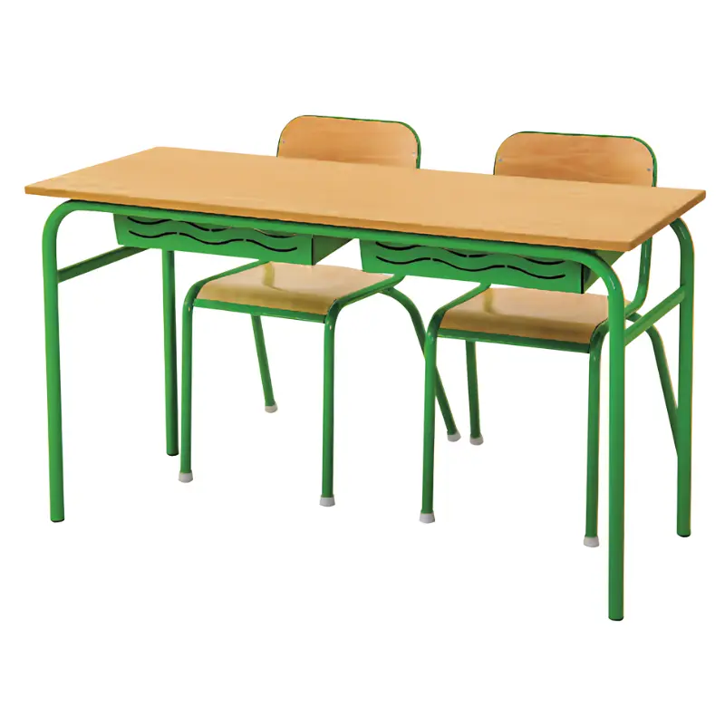 Table scolaire élémentaire 1 ou 2 places J80