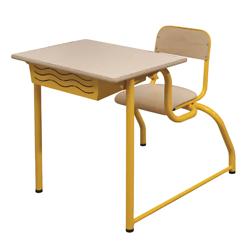 Table d'écolier avec chaise intégrée Varius