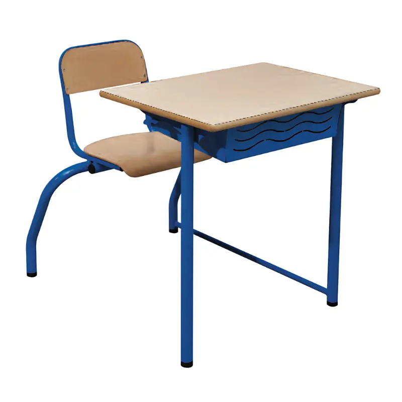 Table d'écolier avec chaise intégrée Varius