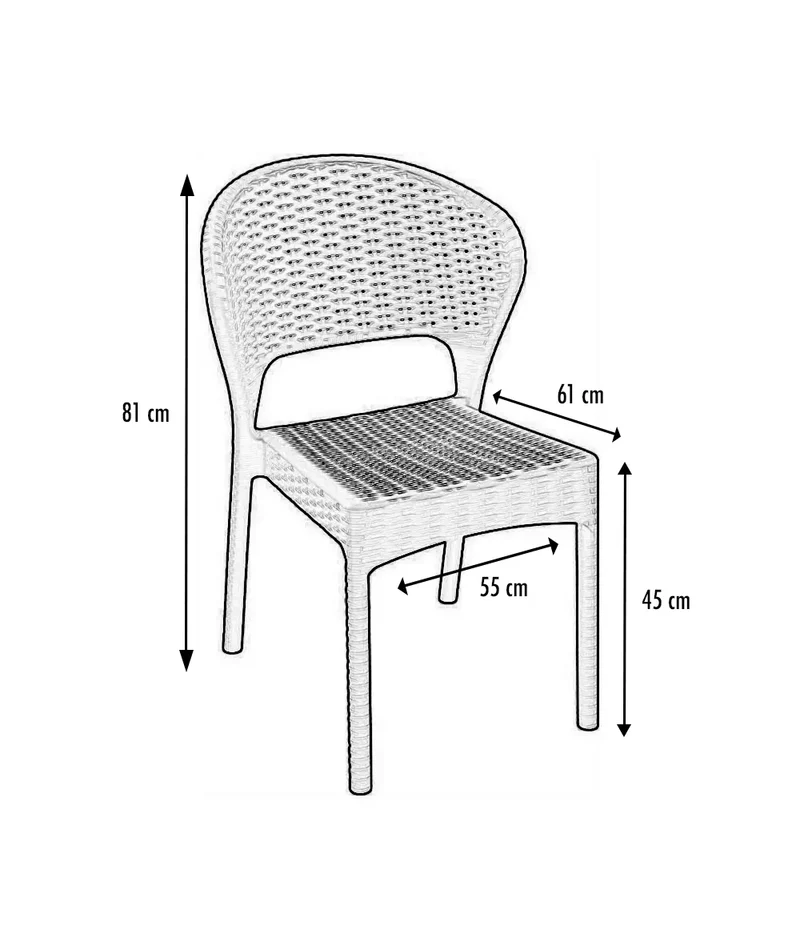 Chaise polypro Daytona