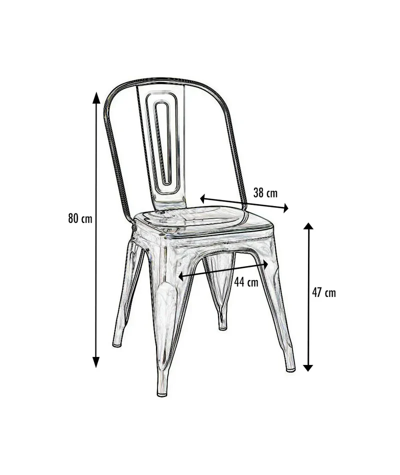 Chaise métal Hot