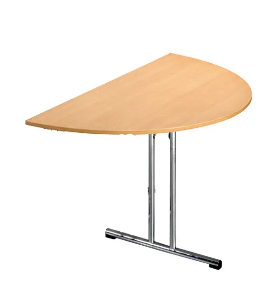 Table pliante stratifiée pieds chromés
