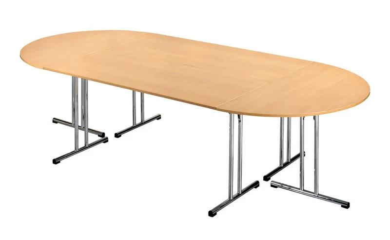 Table pliante stratifiée pieds chromés