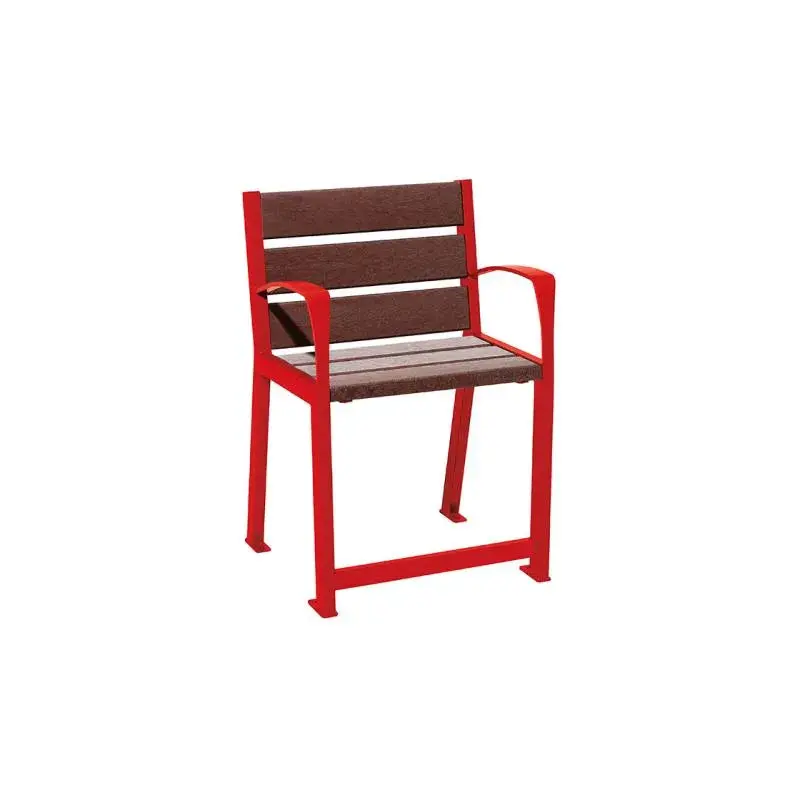 Fauteuil Silaos spécial senior plastique recyclé, assise 540 mm