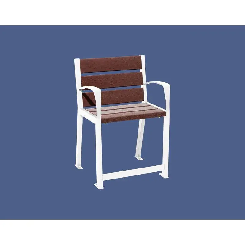 Fauteuil Silaos spécial senior plastique recyclé, assise 540 mm