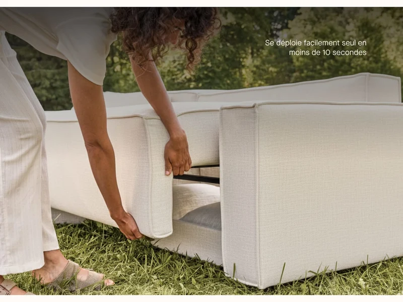 Canapé convertible d'angle FOLIA