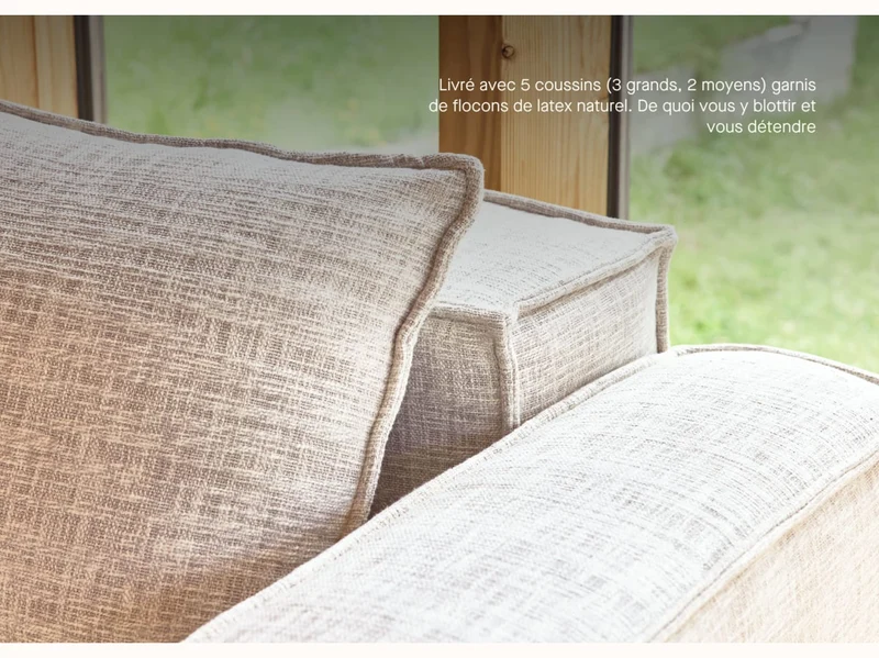Canapé convertible d'angle FOLIA