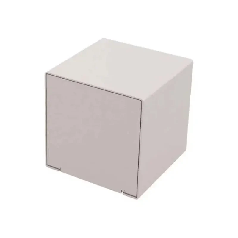 Cube acier KUB 450 x 450 x 450 mm, assise d'appoint peinte sur zinc, monochrome ou bicolore
