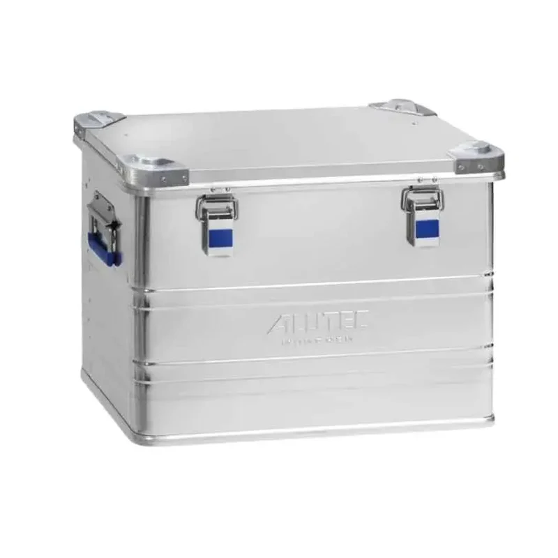 Malle aluminium avec coins
