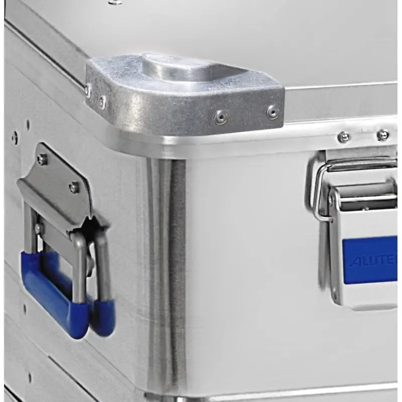 Malle aluminium avec coins
