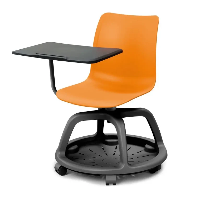 Chaise mobile avec tablette College - piètement noir