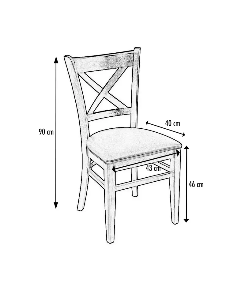 Chaise bois Dona
