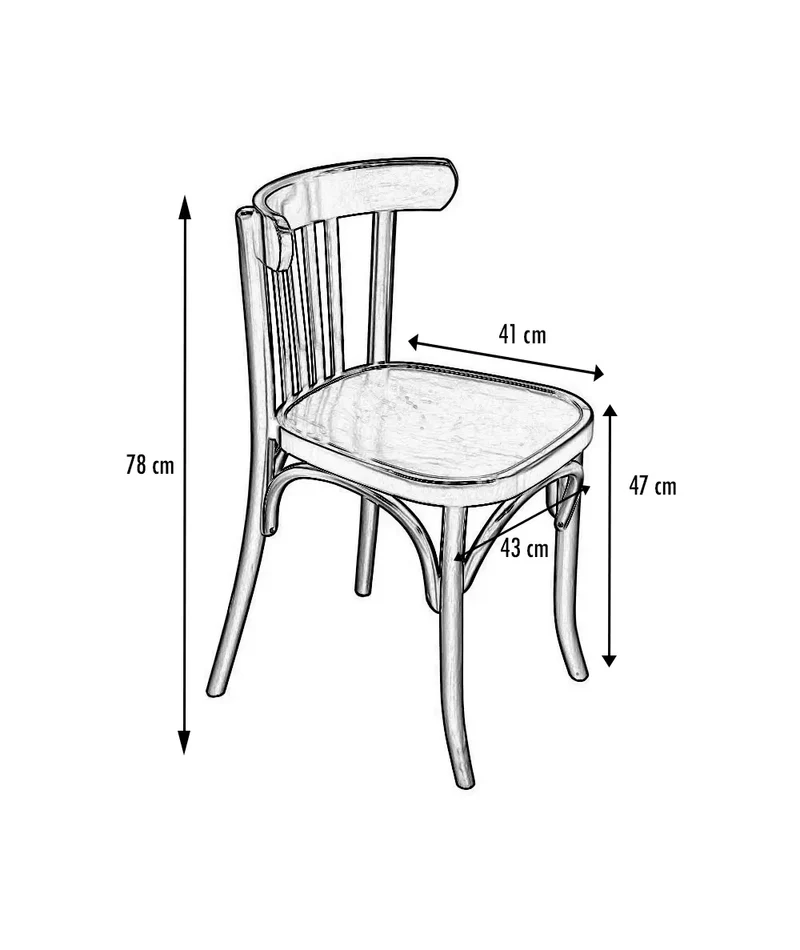 Chaise bois Café