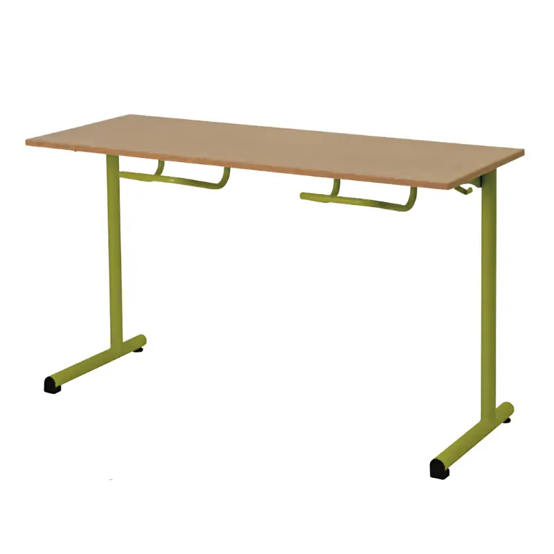 Table scolaire élémentaire avec appui sous table Azur