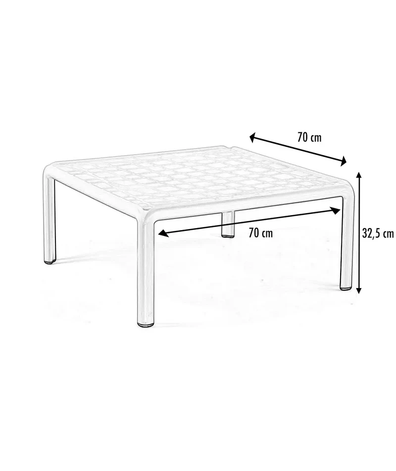 Table basse polypro Komodo