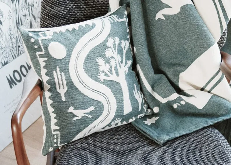 Housse de coussin en coton - Kipli x Coline