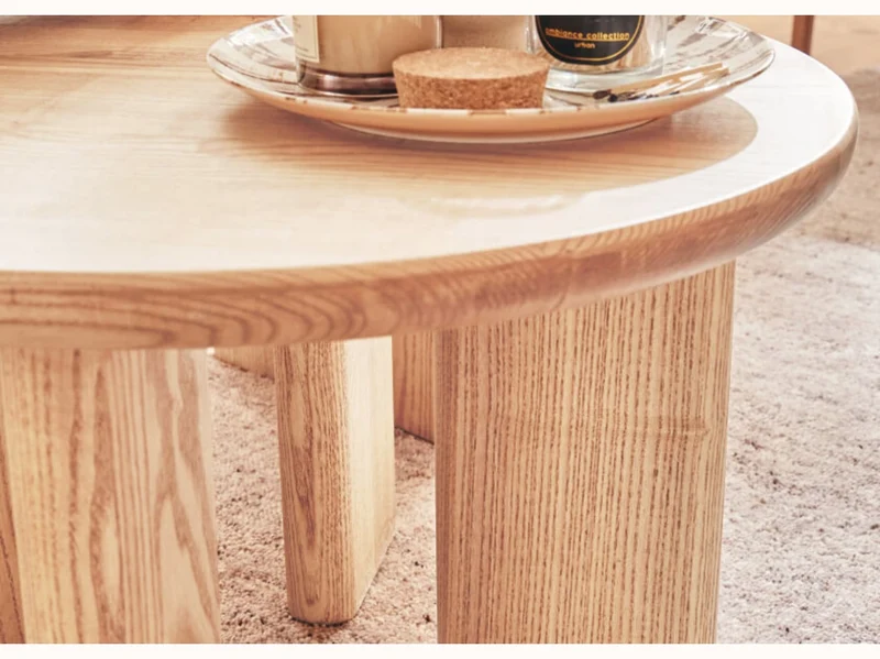 Table basse en bois ronde BAOBAB - 90 cm