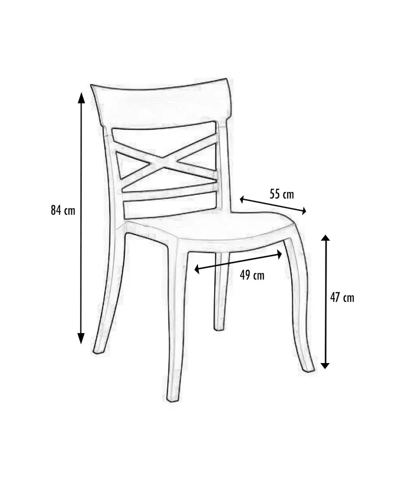 Chaise polypro X sera S