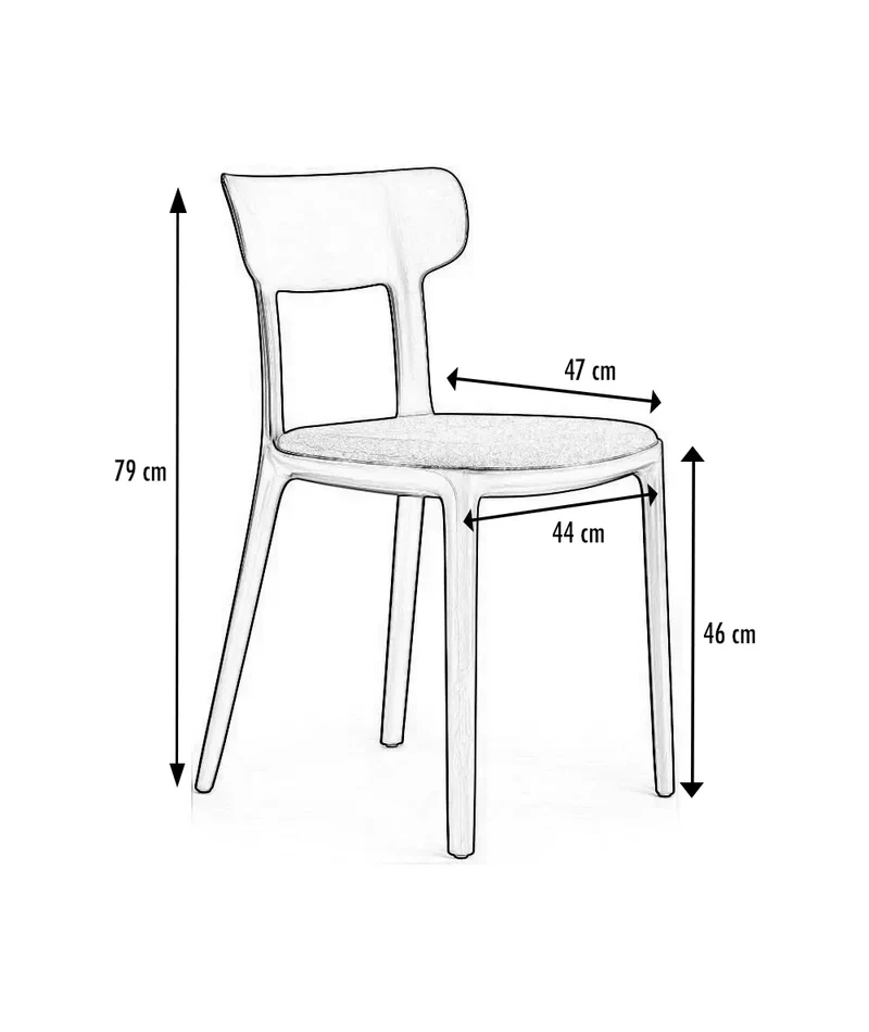 Chaise polypro Canova