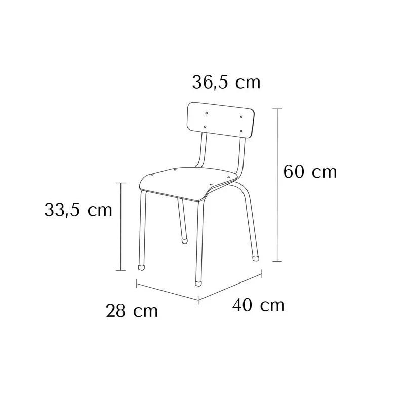 Chaise d'école Maternelle
