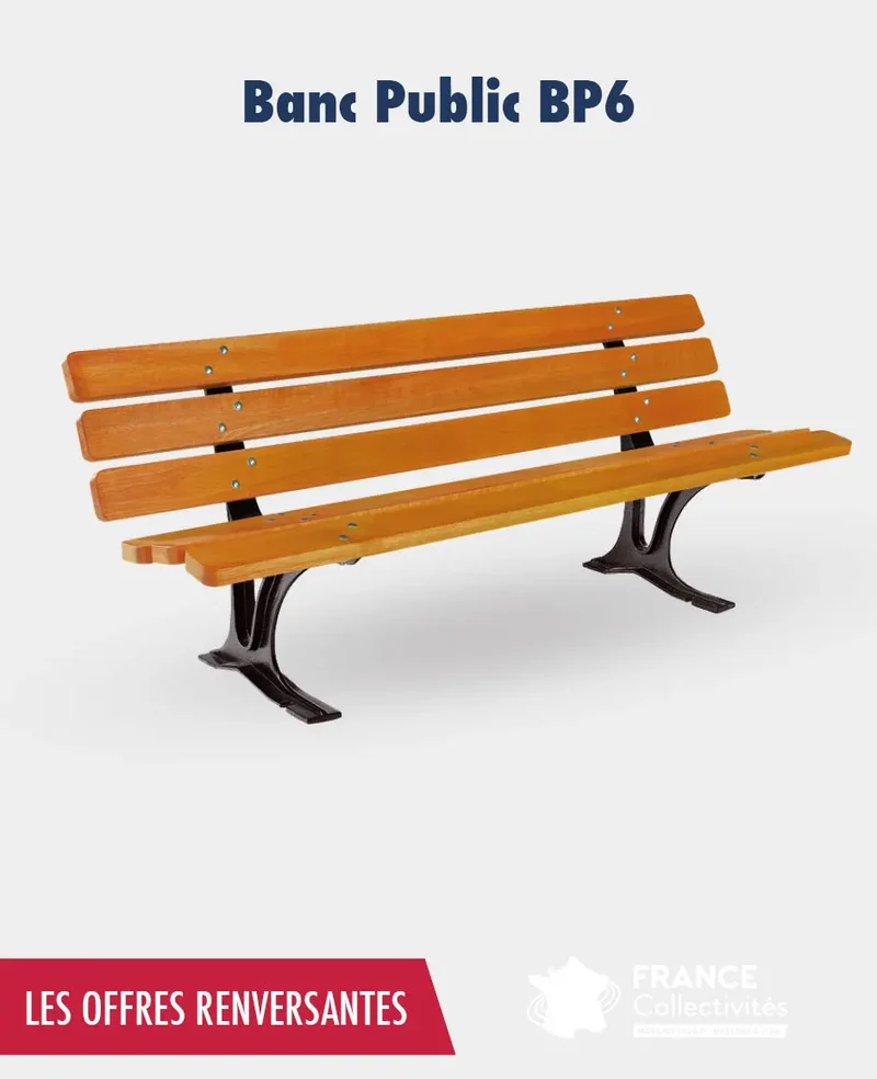 Promo banc bois BP6