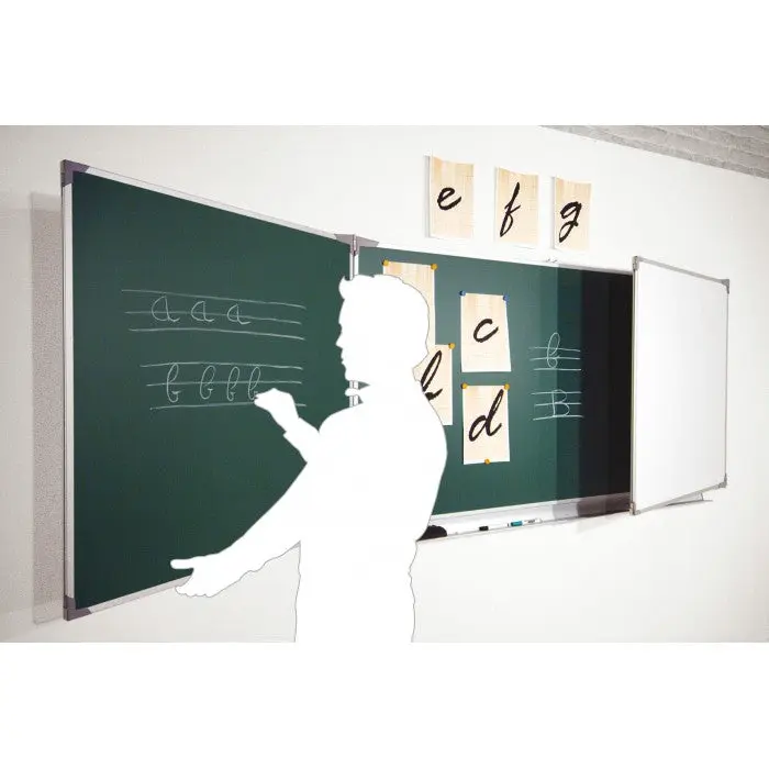 Tableau scolaire triptyque NF