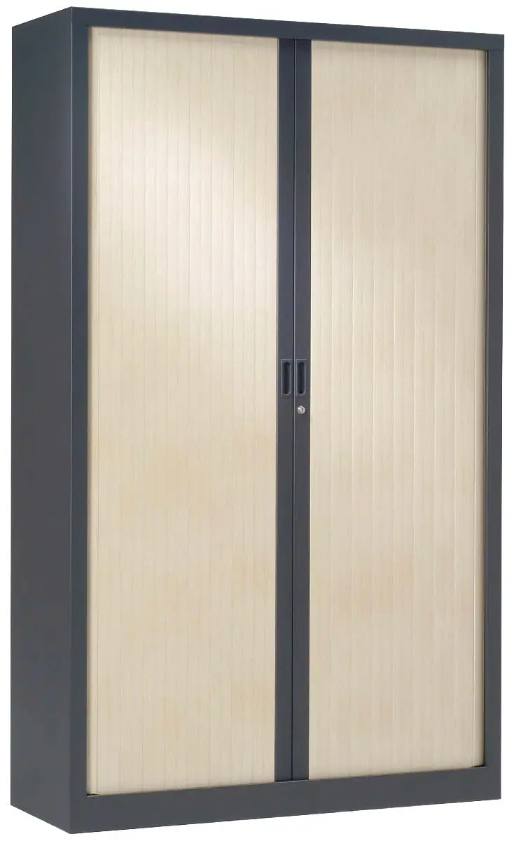 Armoire haute 1.98 X 1.20 m rideaux bois
