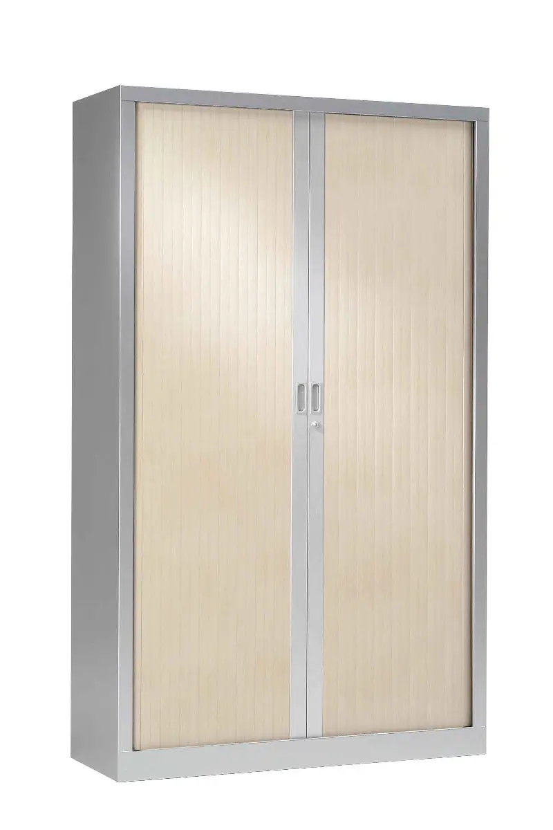 Armoire Haute 1.98 X 1.00 M Rideaux Bois
