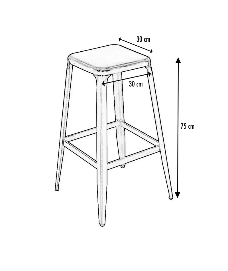 Tabouret métal Hot