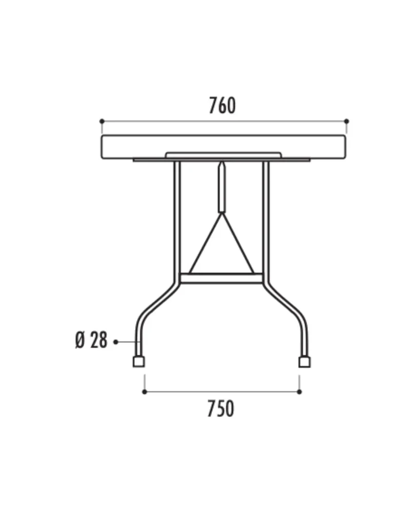 Table Grenade Pliante