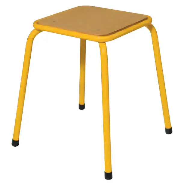 Tabouret bas scolaire assise encastrée