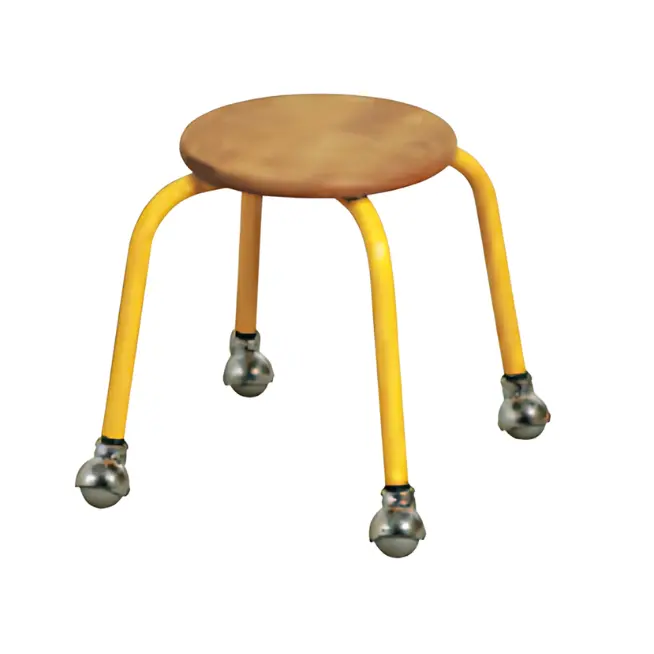 Tabouret bas sur roulettes pour adulte