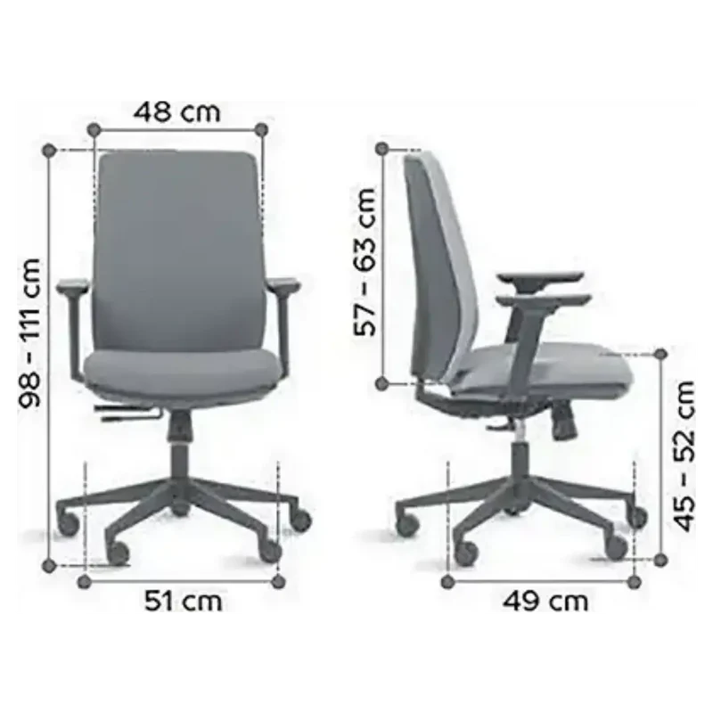 Fauteuil ergonomique polyurethane - Sherman Chic